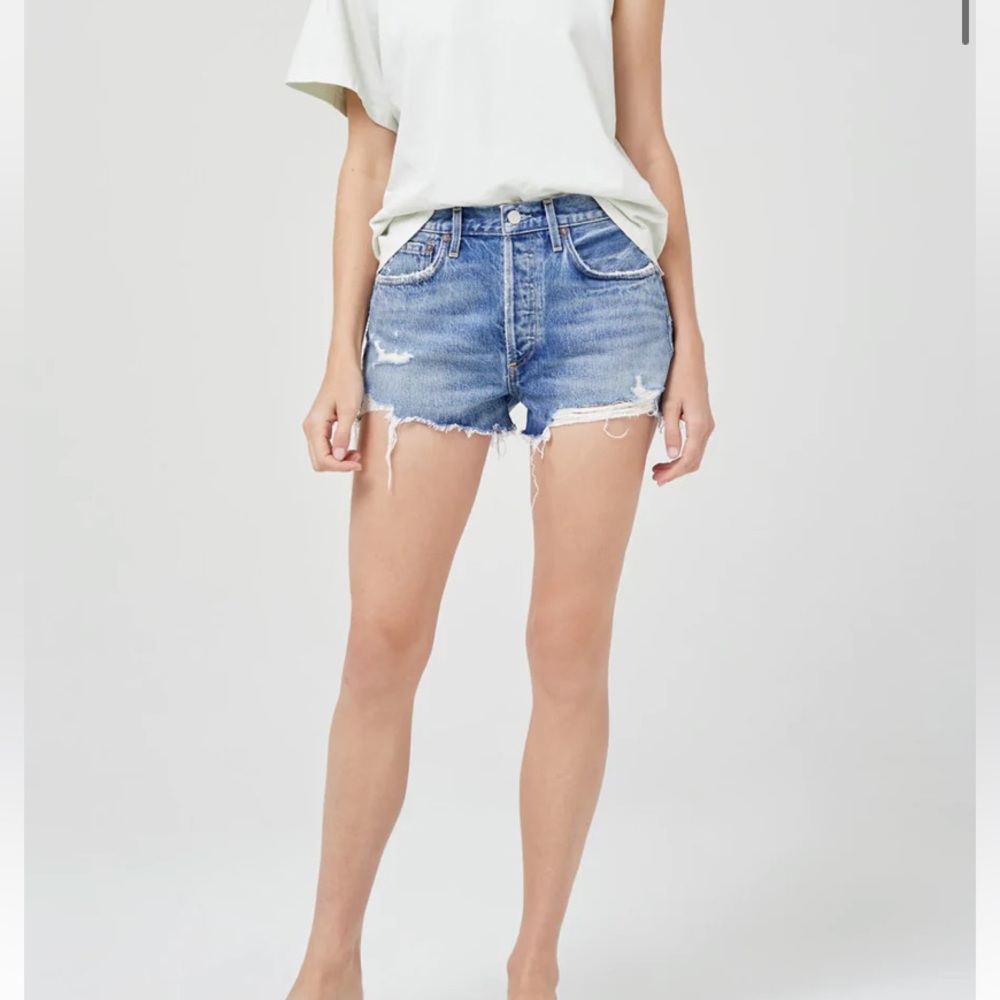 AGOLDE Parker Denim Short